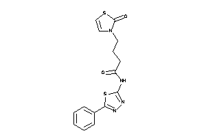 4-(2-keto-4-thiazolin-3-yl)-N-(5-phenyl-1,3,4-thiadiazol-2-yl)butyramide