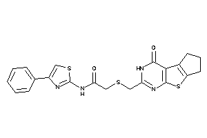 2-[(ketoBLAHyl)methylthio]-N-(4-phenylthiazol-2-yl)acetamide