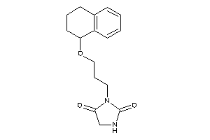 3-(3-tetralin-1-yloxypropyl)hydantoin