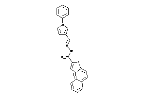 Image of N-[(1-phenylpyrrol-3-yl)methyleneamino]benzo[e]benzofuran-2-carboxamide