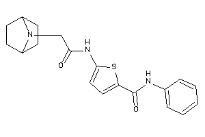 5-[[2-(7-azabicyclo[2.2.1]heptan-7-yl)acetyl]amino]-N-phenyl-thiophene-2-carboxamide