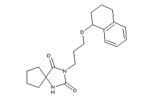 Image of 3-(3-tetralin-1-yloxypropyl)-1,3-diazaspiro[4.4]nonane-2,4-quinone