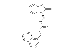 N-[(2-ketoindolin-3-ylidene)amino]-2-(1-naphthoxy)acetamide