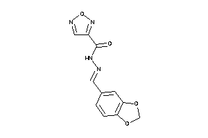 N-(piperonylideneamino)furazan-3-carboxamide