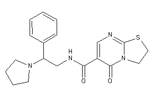 5-keto-N-(2-phenyl-2-pyrrolidino-ethyl)-2,3-dihydrothiazolo[3,2-a]pyrimidine-6-carboxamide