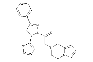 2-(3,4-dihydro-1H-pyrrolo[1,2-a]pyrazin-2-yl)-1-[5-(2-furyl)-3-phenyl-2-pyrazolin-1-yl]ethanone