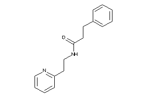 3-phenyl-N-[2-(2-pyridyl)ethyl]propionamide