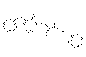 2-(4-ketobenzofuro[3,2-d]pyrimidin-3-yl)-N-[2-(2-pyridyl)ethyl]acetamide