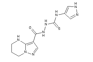 1-(1H-pyrazol-4-yl)-3-(4,5,6,7-tetrahydropyrazolo[1,5-a]pyrimidine-3-carbonylamino)thiourea