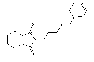 2-(3-benzoxypropyl)-3a,4,5,6,7,7a-hexahydroisoindole-1,3-quinone