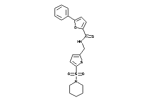 5-phenyl-N-[(5-piperidinosulfonyl-2-thienyl)methyl]-2-furamide