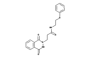 3-(1,4-diketo-3H-phthalazin-2-yl)-N-(2-phenoxyethyl)propionamide