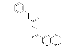 Image of 3-phenylacrylic Acid [2-(2,3-dihydro-1,4-benzodioxin-6-yl)-2-keto-ethyl] Ester