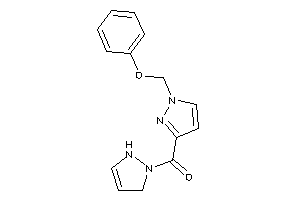 [1-(phenoxymethyl)pyrazol-3-yl]-(3-pyrazolin-1-yl)methanone