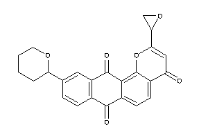 Image of 2-(oxiran-2-yl)-10-tetrahydropyran-2-yl-naphtho[2,3-h]chromene-4,7,12-trione