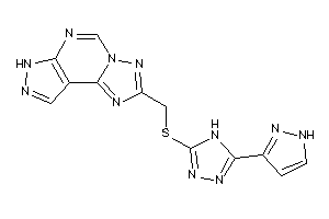 [[5-(1H-pyrazol-3-yl)-4H-1,2,4-triazol-3-yl]thio]methylBLAH
