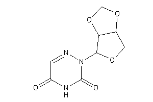 Image of 2-(3a,4,6,6a-tetrahydrofuro[3,4-d][1,3]dioxol-4-yl)-1,2,4-triazine-3,5-quinone