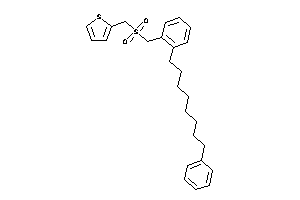 2-[[2-(8-phenyloctyl)benzyl]sulfonylmethyl]thiophene