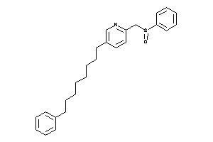 2-(benzenesulfinylmethyl)-5-(8-phenyloctyl)pyridine