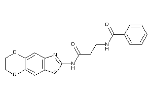 N-[3-(6,7-dihydro-[1,4]dioxino[2,3-f][1,3]benzothiazol-2-ylamino)-3-keto-propyl]benzamide