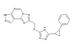 Image of [[5-(2-phenylcyclopropyl)-4H-1,2,4-triazol-3-yl]thio]methylBLAH