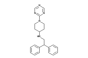 2,2-diphenylethyl-[1-(s-triazin-2-yl)-4-piperidyl]amine