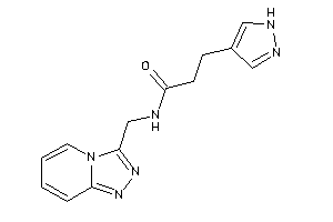 3-(1H-pyrazol-4-yl)-N-([1,2,4]triazolo[4,3-a]pyridin-3-ylmethyl)propionamide