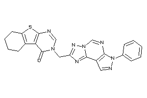 Image of 3-[(phenylBLAHyl)methyl]-5,6,7,8-tetrahydrobenzothiopheno[2,3-d]pyrimidin-4-one