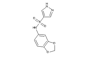 N-(1,3-benzodioxol-5-yl)-1H-pyrazole-4-sulfonamide