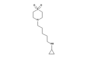 Cyclopropyl-[5-(1,1-diketo-1,4-thiazinan-4-yl)pentyl]amine