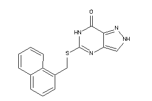 5-(1-naphthylmethylthio)-2,6-dihydropyrazolo[4,3-d]pyrimidin-7-one