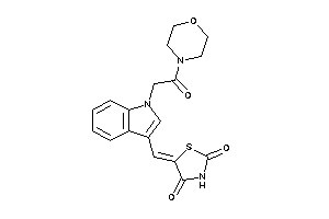 5-[[1-(2-keto-2-morpholino-ethyl)indol-3-yl]methylene]thiazolidine-2,4-quinone