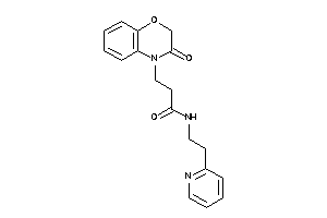 3-(3-keto-1,4-benzoxazin-4-yl)-N-[2-(2-pyridyl)ethyl]propionamide