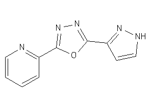 2-(1H-pyrazol-3-yl)-5-(2-pyridyl)-1,3,4-oxadiazole