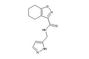 N-(1H-pyrazol-5-ylmethyl)-4,5,6,7-tetrahydroindoxazene-3-carboxamide