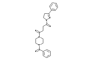 1-(4-benzoylpiperazino)-4-(3-phenyl-2-pyrazolin-1-yl)butane-1,4-dione