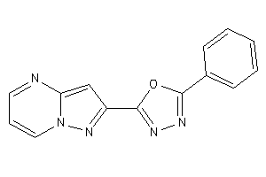 2-phenyl-5-pyrazolo[1,5-a]pyrimidin-2-yl-1,3,4-oxadiazole