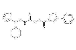 N-[2-(2-furyl)-2-piperidino-ethyl]-4-keto-4-(3-phenyl-2-pyrazolin-1-yl)butyramide