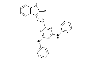 3-[(4,6-dianilino-s-triazin-2-yl)hydrazono]oxindole