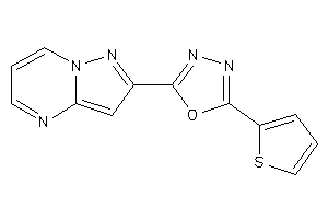 2-pyrazolo[1,5-a]pyrimidin-2-yl-5-(2-thienyl)-1,3,4-oxadiazole