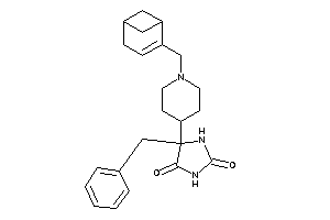 5-benzyl-5-[1-(4-bicyclo[3.1.1]hept-3-enylmethyl)-4-piperidyl]hydantoin