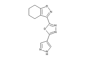 3-[5-(1H-pyrazol-4-yl)-1,3,4-oxadiazol-2-yl]-4,5,6,7-tetrahydroindoxazene