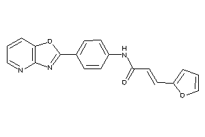 3-(2-furyl)-N-(4-oxazolo[4,5-b]pyridin-2-ylphenyl)acrylamide