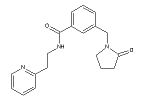 3-[(2-ketopyrrolidino)methyl]-N-[2-(2-pyridyl)ethyl]benzamide