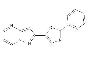 2-pyrazolo[1,5-a]pyrimidin-2-yl-5-(2-pyridyl)-1,3,4-oxadiazole