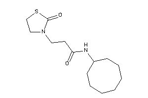 N-cyclooctyl-3-(2-ketothiazolidin-3-yl)propionamide