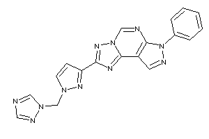 Image of Phenyl-[1-(1,2,4-triazol-1-ylmethyl)pyrazol-3-yl]BLAH