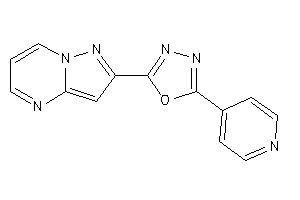 2-pyrazolo[1,5-a]pyrimidin-2-yl-5-(4-pyridyl)-1,3,4-oxadiazole