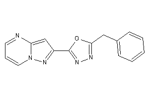 2-benzyl-5-pyrazolo[1,5-a]pyrimidin-2-yl-1,3,4-oxadiazole