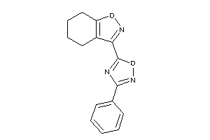 Image of 3-(3-phenyl-1,2,4-oxadiazol-5-yl)-4,5,6,7-tetrahydroindoxazene